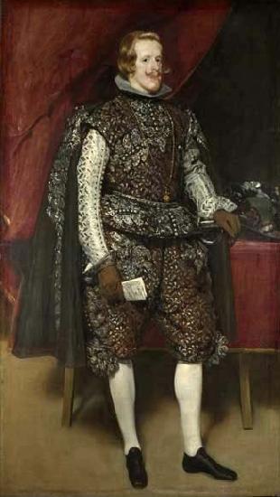 Diego Velazquez Philip IV in Brown and Silver, oil painting image